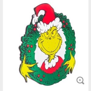 Grinch wreath wood Xmas decor